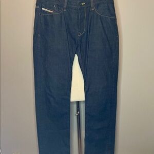 Diesel 'Viker' Regular-Straight Denim Jeans in Dark Blue (36W x 32L)